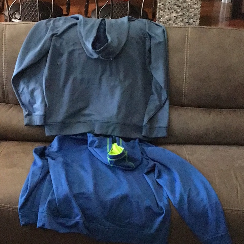 EUC Under Armour blue hoodies - Picture 2 of 4